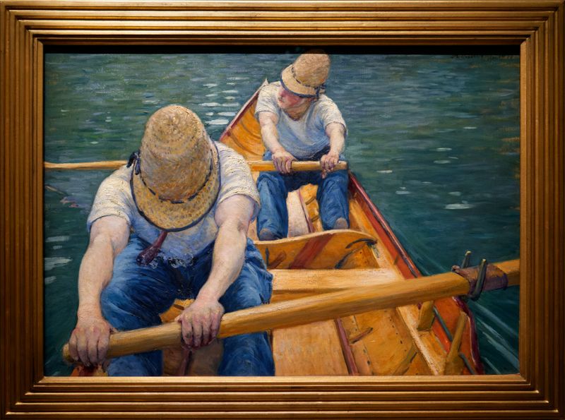 CaillebotteCanotiers ramant sur l'Yerres1877