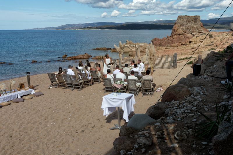 Mariage corsePlage de la Tonara