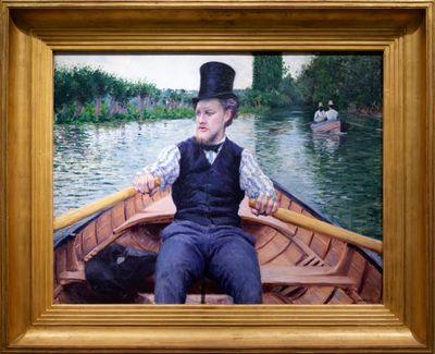 Caillebotte</br>Canotier ramant </br></br>mieux en format original