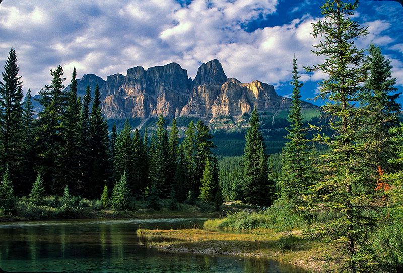 Castle Mountain, Banff National Park, Alberta, Canada