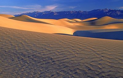 Ripples on dunes at Mesquite Flats.