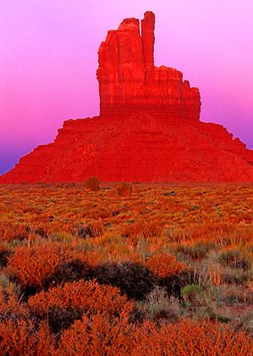Three Fingered Jack, Monument Valley, Navajo Tribal Park, AZ/UT