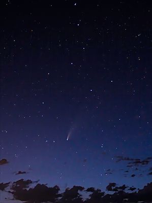 Comet NEOWISE and the Big Dipper