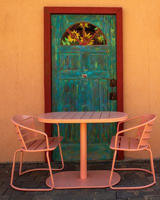 Door at the Sonoran Desert Conference Center, Ajo, AZ.