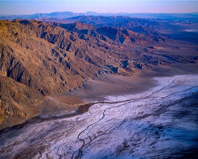 Aerial View of Death Valley National Park, CA