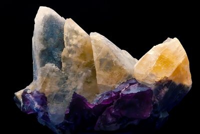 Dogtooth Spar Calcite and Fluorite, Cave-in-Rock, Illinois