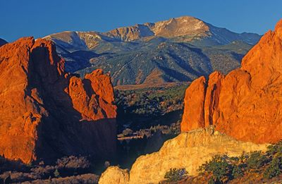 Garden of the Gods and Pikes Peak, CO