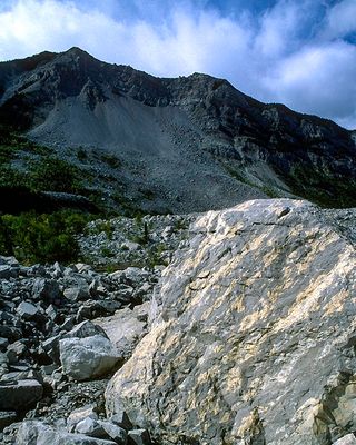 Turtle Mountain rockslide, Frank, Alberta, Canada