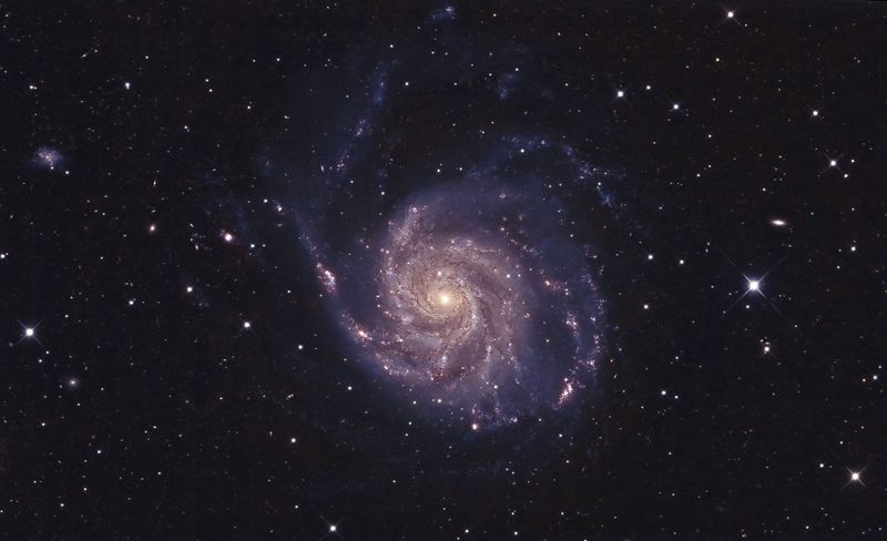M101 Pinwheel Galaxy in HaOSC