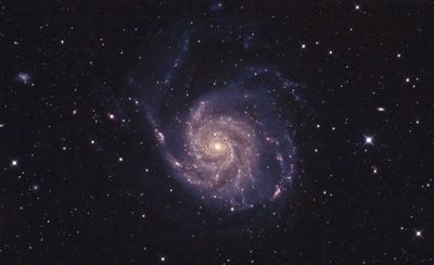 M101 Pinwheel Galaxy in HaOSC