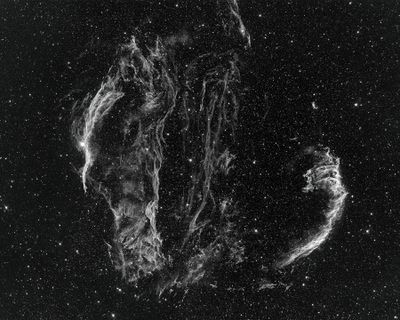 Veil Nebula in Cygnus - O III Only