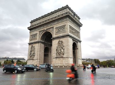 The Arc de Triomphe