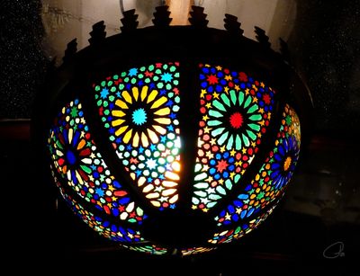 Le Calife - Stained Glass Light Fixture
