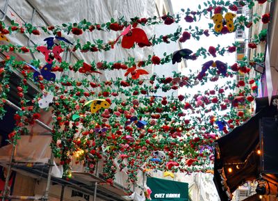 Interesting Street Decorations in Le Marais