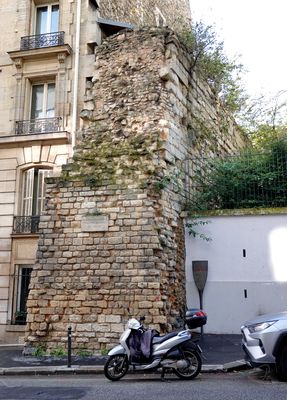 Remnant of the Enceinte de Philippe Auguste from the 12th Century