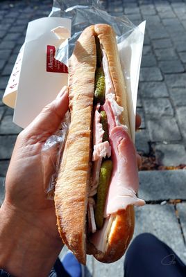 Jambon Beurre from Prêt a Manger on Place de la Sorbonne