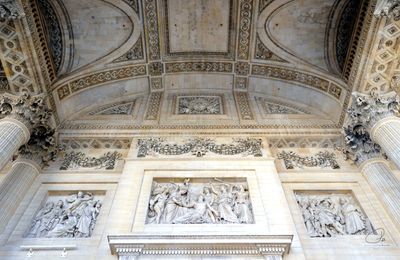 The Pantheon - Above Entrance Doors Detail
