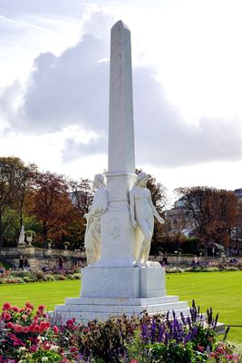Luxembourg Garden - Obelisk Statue Honoring Auguste Scheurer-Kestner