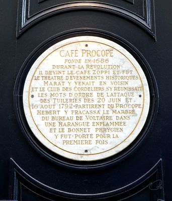Le Procope Restaurant - History