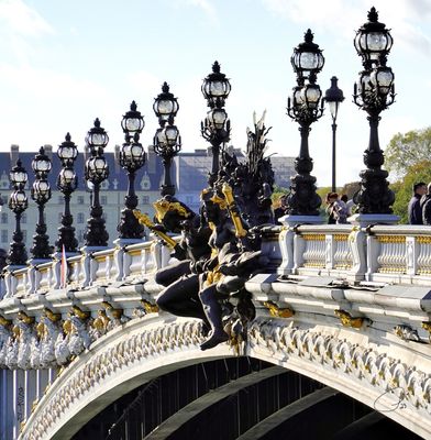 Alexander III Bridge - Nymphs of the Neva