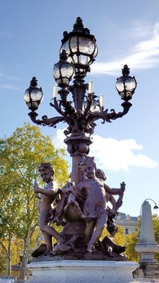 Alexander III Bridge - Art Nouveau Lamp