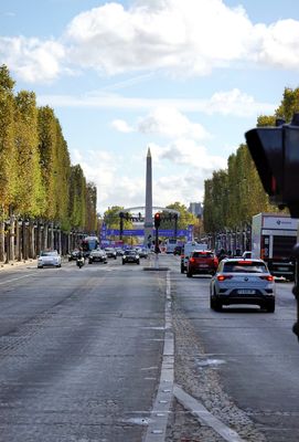 Avenue des Champs-Élysées Looking Towards Place de la Concorde