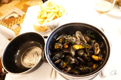 La Coupole - Mussels au Petit Chablis