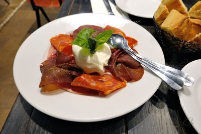 Lucia Pizza and Pasta - Charcuterie Italienne with Burrata