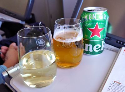 Air Canada Flight - Drinks