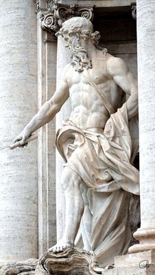 Trevi Fountain detail, Rome