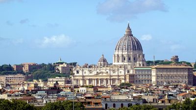 View from Terrazza Viale del Belvedere, Rome