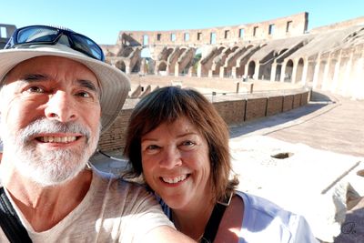 Selfie at the Colosseum, Rome