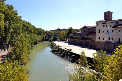 View from Ponte Fabricio, Rome