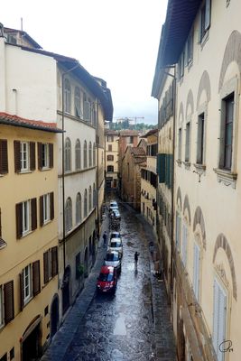 Peruzzi Residences view, Via dei Rustici, Florence