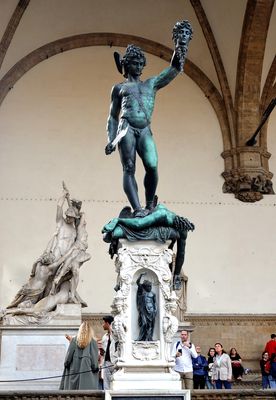 Perseus with the head of Medusa, Benvenuto Cellini, Loggia dei Lanzi, florence