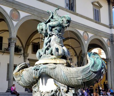 Fontane dei Mostri Martini, Piazza della Santissima Annunziata, Florence