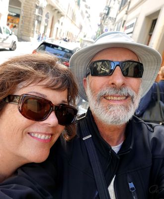 Selfie on Via dei Servi, FLorence