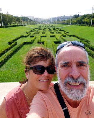 Selfie at Parque Eduardo VII, Lisbon