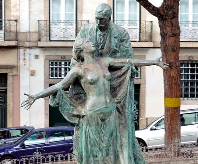 Estátua A Verdade (The Truth) de Eça de Queirós, Lisbon