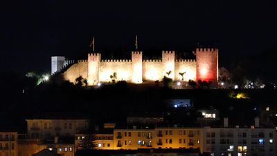 Castelo de San Jorge, from Miradouro de São Pedro de Alcântara, Lisbon