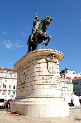 Estátua Equestre de Dom João I, Praça da Figueira, Lisbon