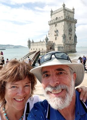 Selfie with Torre de Belém, Lisbon