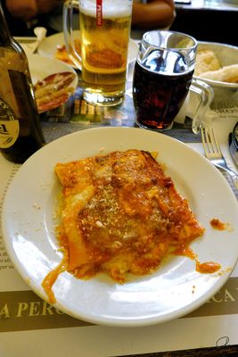 Lunch at L'Antica Birreria Peroni, Rome