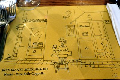 Dinner at Ristorante Maccheroni, Rome