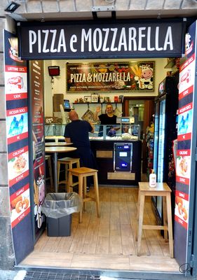 Lunch at Pizza e Mozzarella, Rome