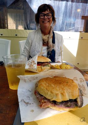 Lunch at Lampreghiotto, Betolle