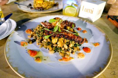 Dinner at Lumi, Lisbon