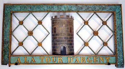 A La Tour d'Argent, 19th century wine merchant's sign, 1801, Musée Carnavalet