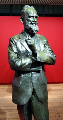Bronze sculprture of George Bernard Shaw, Prince Paolo Troubetzkoy, 1926