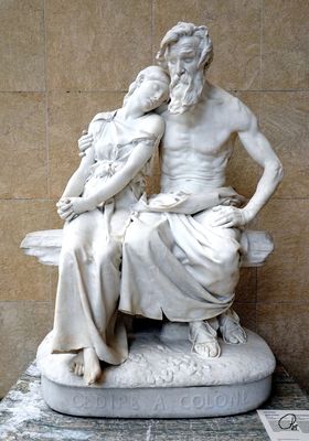 Oedipe  Colone, Jean-Baptiste Hugues, 1882